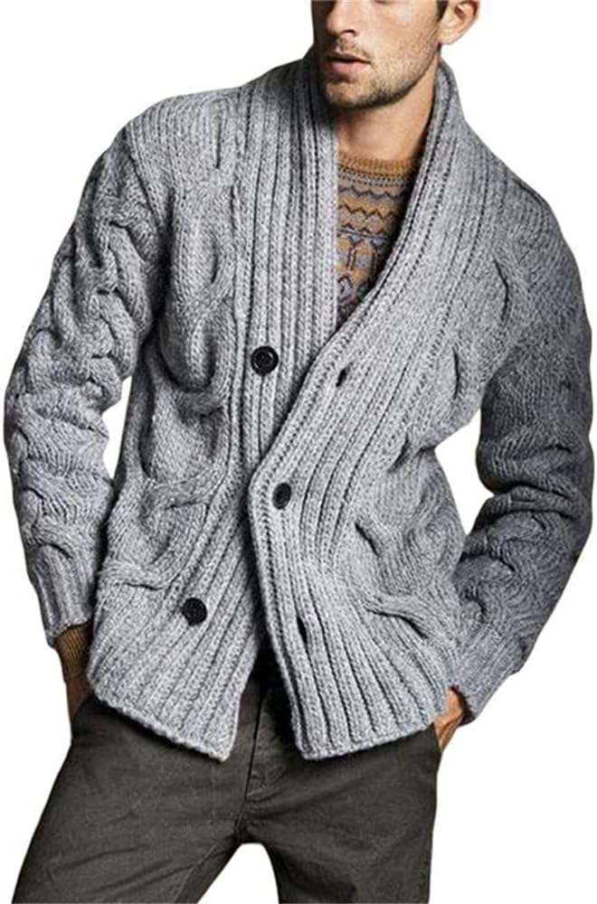 Maglione uomo grigio